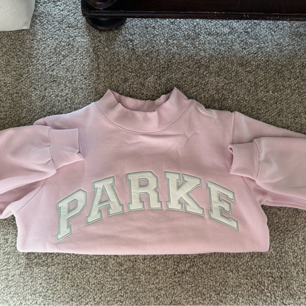 PARKE Sprinkle Pink Mockneck NWT